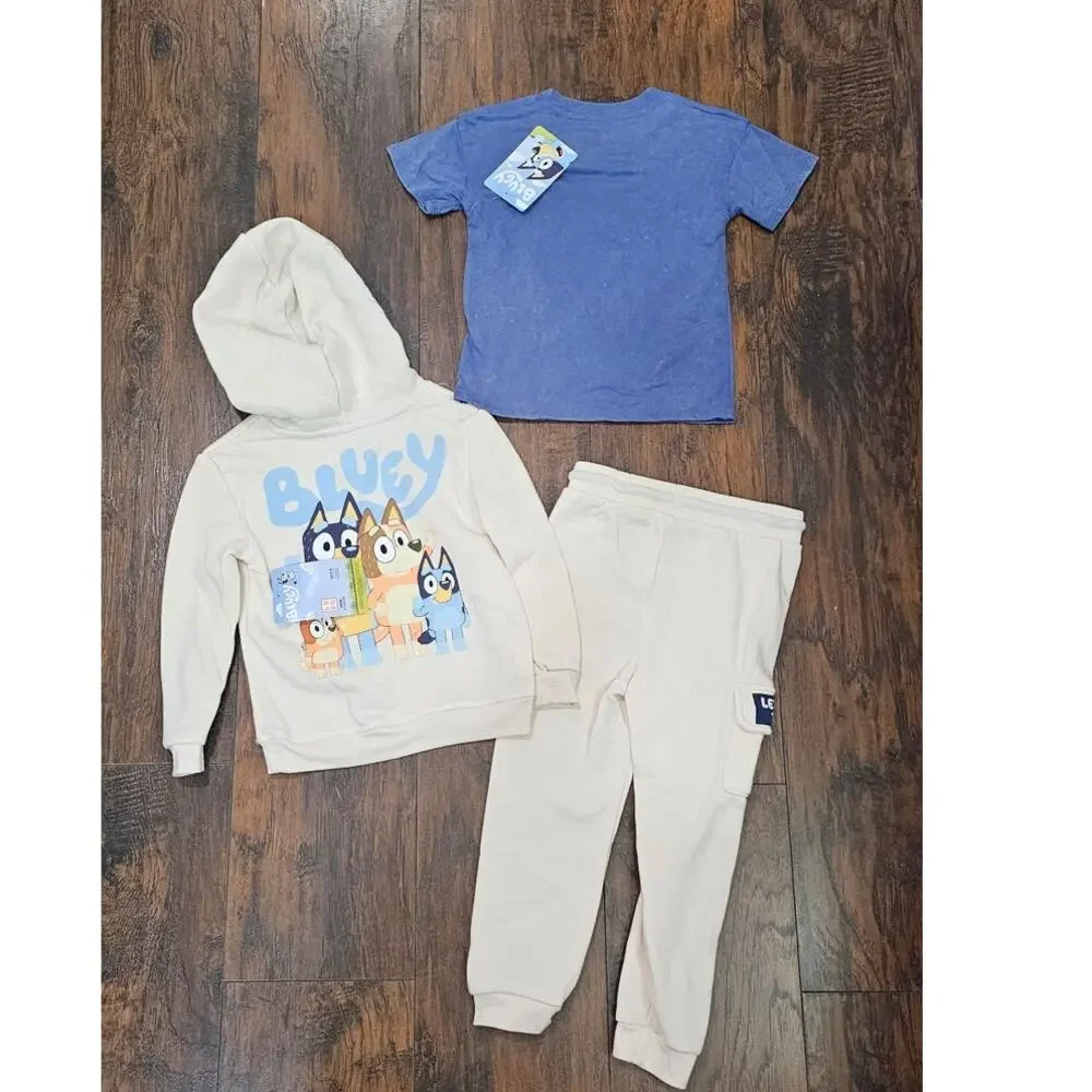 Bluey 3 Piece Set Toddler 4T New with tags
